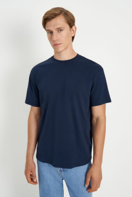 Футболка из хлопка свободного силуэта