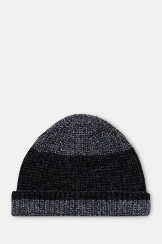 Вязаная шапка с шерстью