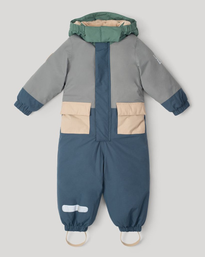 Комбинезон зимний Color block Gray Wave