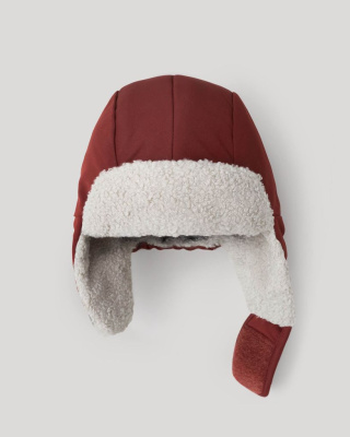 Шапка-ушанка Color Block Redwood