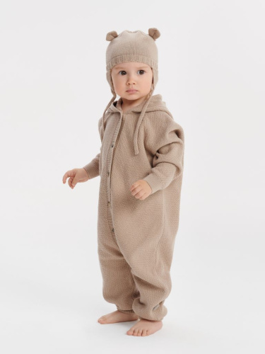 Комбинезон вязаный для новорожденных Rui Almond milk