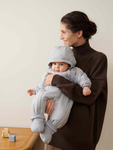 Комбинезон демисезонный для новорожденных Loon Gray Flock