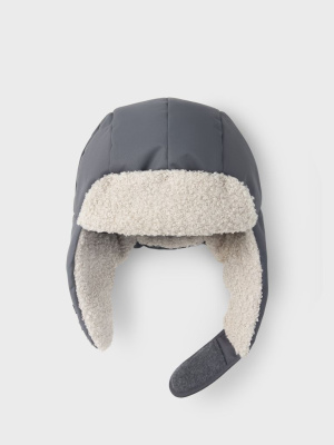 Шапка-ушанка на липучке Piny Asphalt