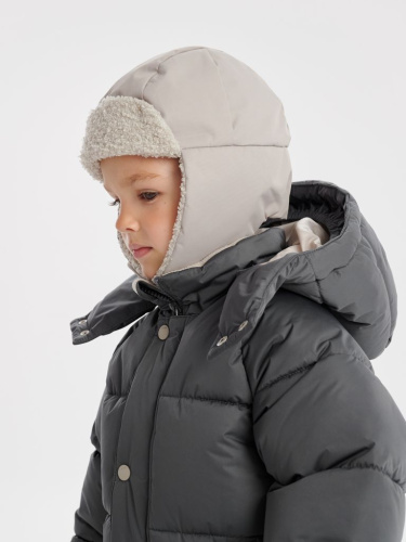 Шапка-ушанка на липучке Piny Sand Shell