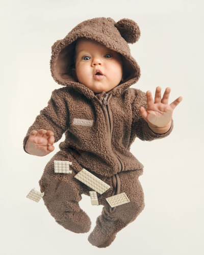 Комбинезон трикотажный Fluffy Milk chocolate