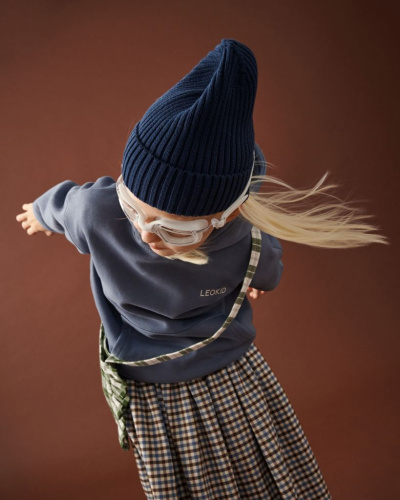 Шапка вязаная Beanie Navy Blue