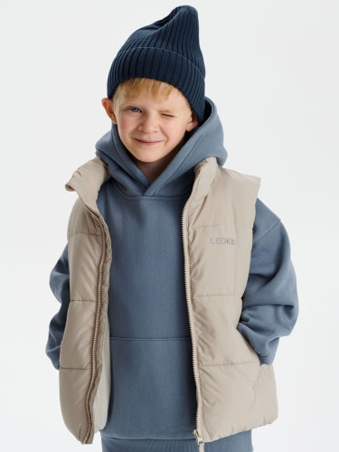 Жилет с капюшоном Leokid Stevie Almond milk