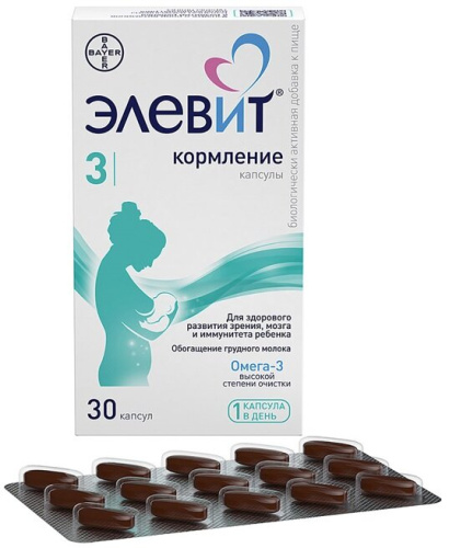 Элевит Кормление капс. №30