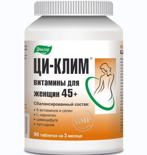Ци-Клим Витамины д/женщин 45+ таб. №90