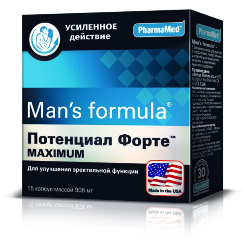 Менс Формула Потенциал Форте Максимум капс. №15
