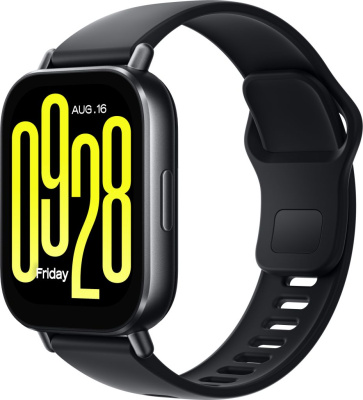 Умные часы Xiaomi Redmi Watch 5 Active Чёрные, с чёрным ремешком