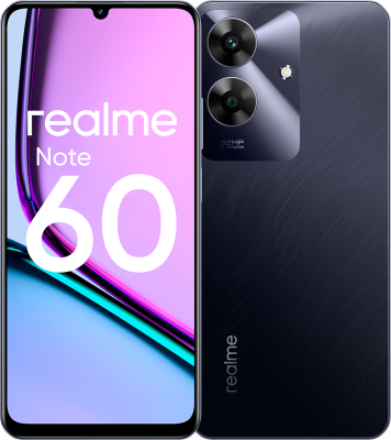 Смартфон realme Note 60 6/128 ГБ Чёрный