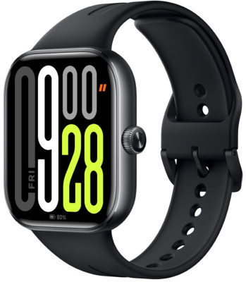 Умные часы Xiaomi Redmi Watch 5 Чёрные, с чёрным ремешком