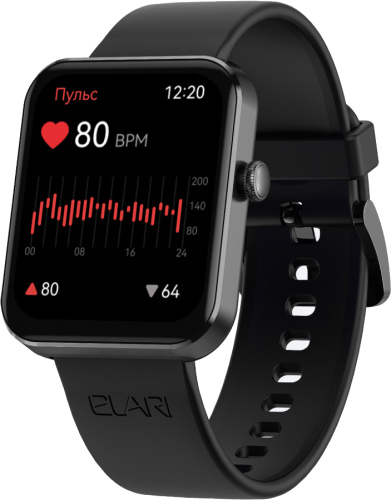 Умные часы Elari Lite Чёрные
