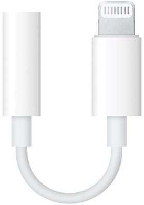 Адаптер Apple Lightning / AUX MU7E2ZM/A Белый