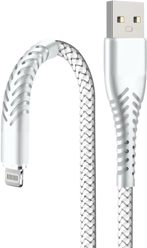 Кабель BoraSCO USB / Apple Lightning 1 м Белый