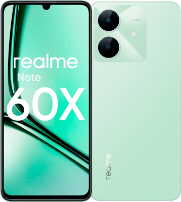 Смартфон realme Note 60x 4/128 ГБ Зелёный