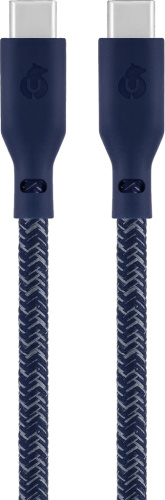 Кабель uBear Trend USB-C / USB-C 2,4 м Синий