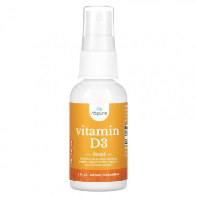 NB Pure, Витамин D3, 2 жидк. Унции