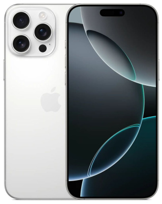 Смартфон Apple iPhone 16 Pro 128 ГБ «Белый титан» (nanoSIM+nanoSIM, без RuStore)