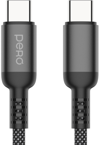 Кабель Pero DC15 Ultimate PD USB-C / USB-C 1,2 м Чёрный