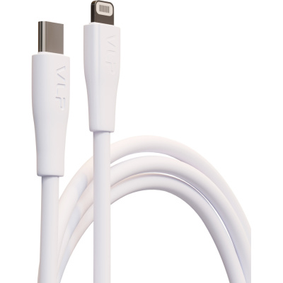 Кабель VLP Color Line USB-C / Apple Lightning 1 м Белый