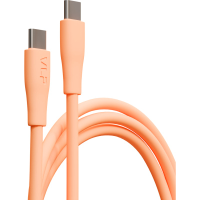 Кабель VLP Color Line USB-C / USB-C 1 м Оранжевый