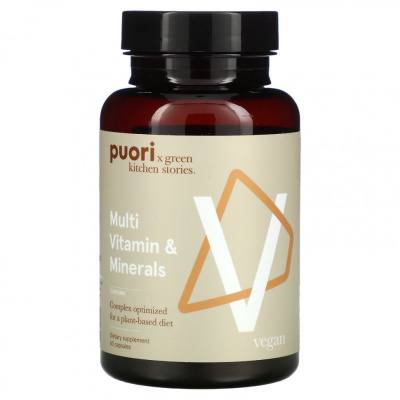 Puori, V, Мультивитамины и минералы, 60 капсул