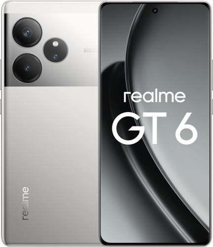 Смартфон realme GT 6 12/256 ГБ Серебристый