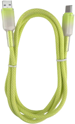 Кабель Gal CU-5473 USB to USB-C 3A 1.2m Жёлтый