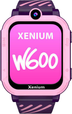 Умные часы Xenium W600 LTE Розовые