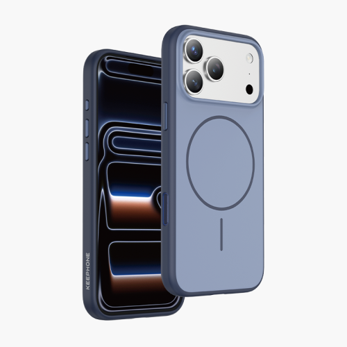 Чехол-накладка Keephone Sumee MagSafe для Apple iPhone 17 Pro Max пластиковый матовый (синий)