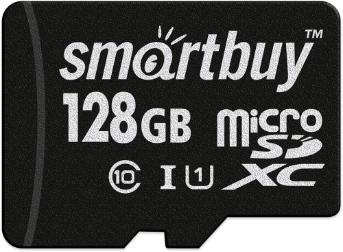 Карта памяти SmartBuy microSDXC UHS-I 128 ГБ без адаптера