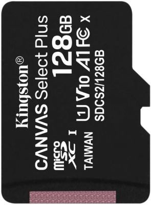 Карта памяти Kingston Canvas Select Plus microSDXC UHS-I 128 ГБ