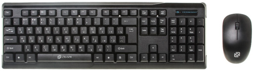 Клавиатура и мышь Оклик 230M Чёрный