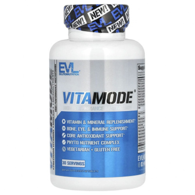 EVLution Nutrition, VitaMode, High Performance Multi Vitamin, 60 Tablets