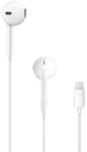 Наушники Apple EarPods Lightning MWTY3ZM/A Белые