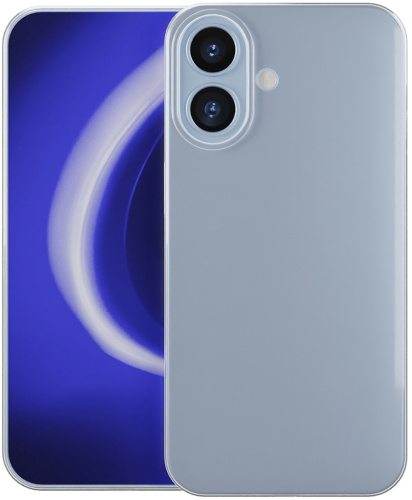 Клип-кейс Krutoff Clear Case для Apple iPhone 17 Прозрачный