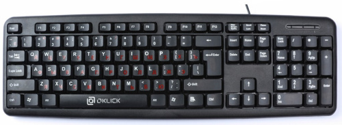 Клавиатура проводная Оклик 90M Чёрная