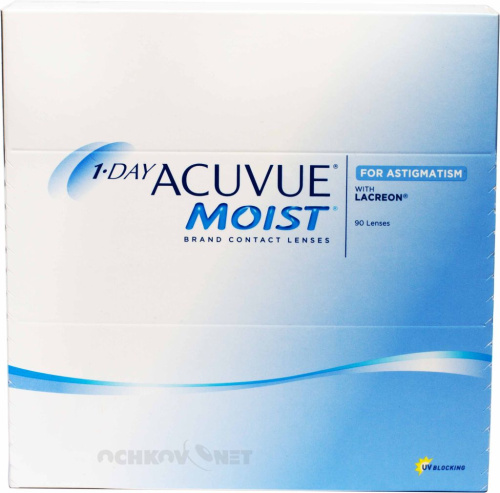 Контактные линзы 1-Day Acuvue Moist  for Astigmatism 90 линз