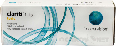 Контактные линзы Clariti 1 day toric 30 блистеров