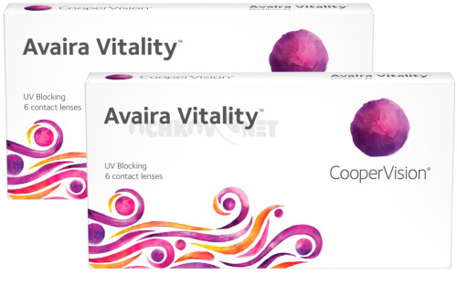 Контактные линзы Avaira Vitality 12 штук в упаковке