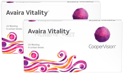 Контактные линзы Avaira Vitality 12 штук в упаковке