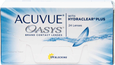 Контактные линзы Acuvue Oasys with Hydraclear Plus 24 линзы (упаковка)