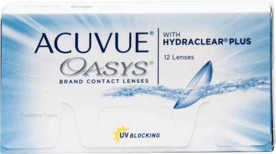 Контактные линзы Acuvue Oasys with Hydraclear Plus 12 линз (упаковка)