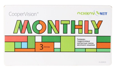 Контактные линзы Ochkov.Net Monthly (Biofinity) 3 линзы