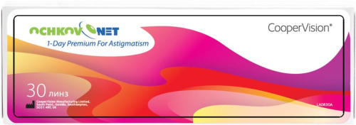 Контактные линзы Ochkov.Net 1-Day Premium For Astigmatism 30 линз