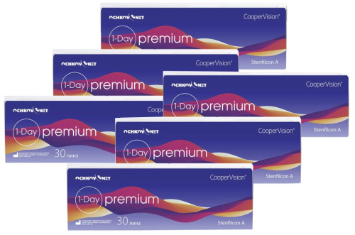 Контактные линзы  Ochkov.Net 1-Day Premium 180 линз