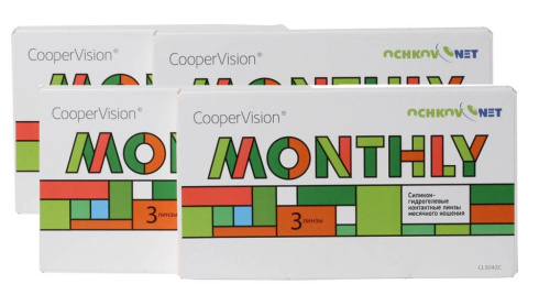 Контактные линзы Ochkov.Net Monthly 12 линз