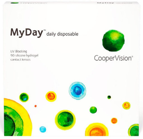Контактные линзы  MyDay daily disposable 90 линз
